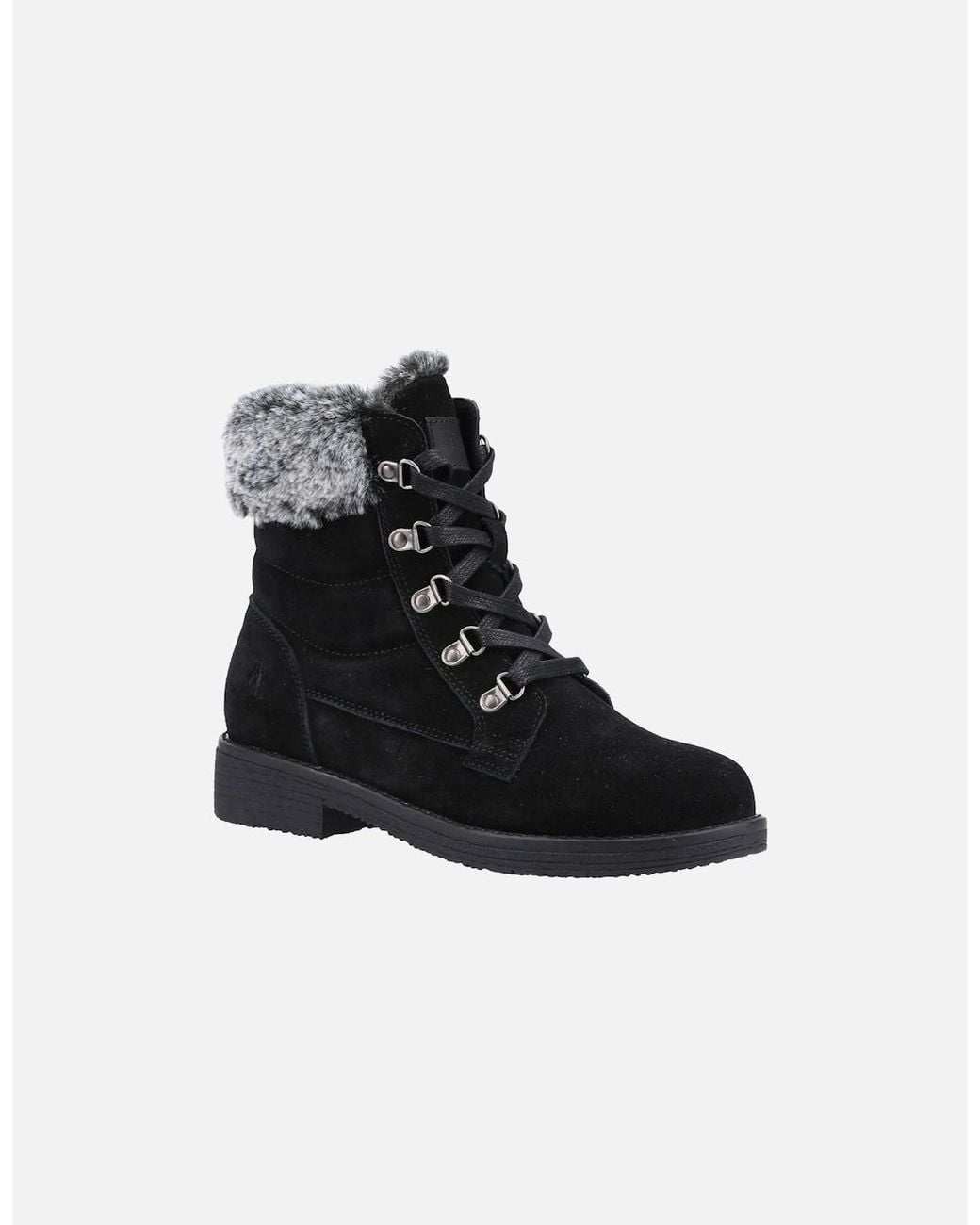 Hush Puppies Black Florence Mid Boot