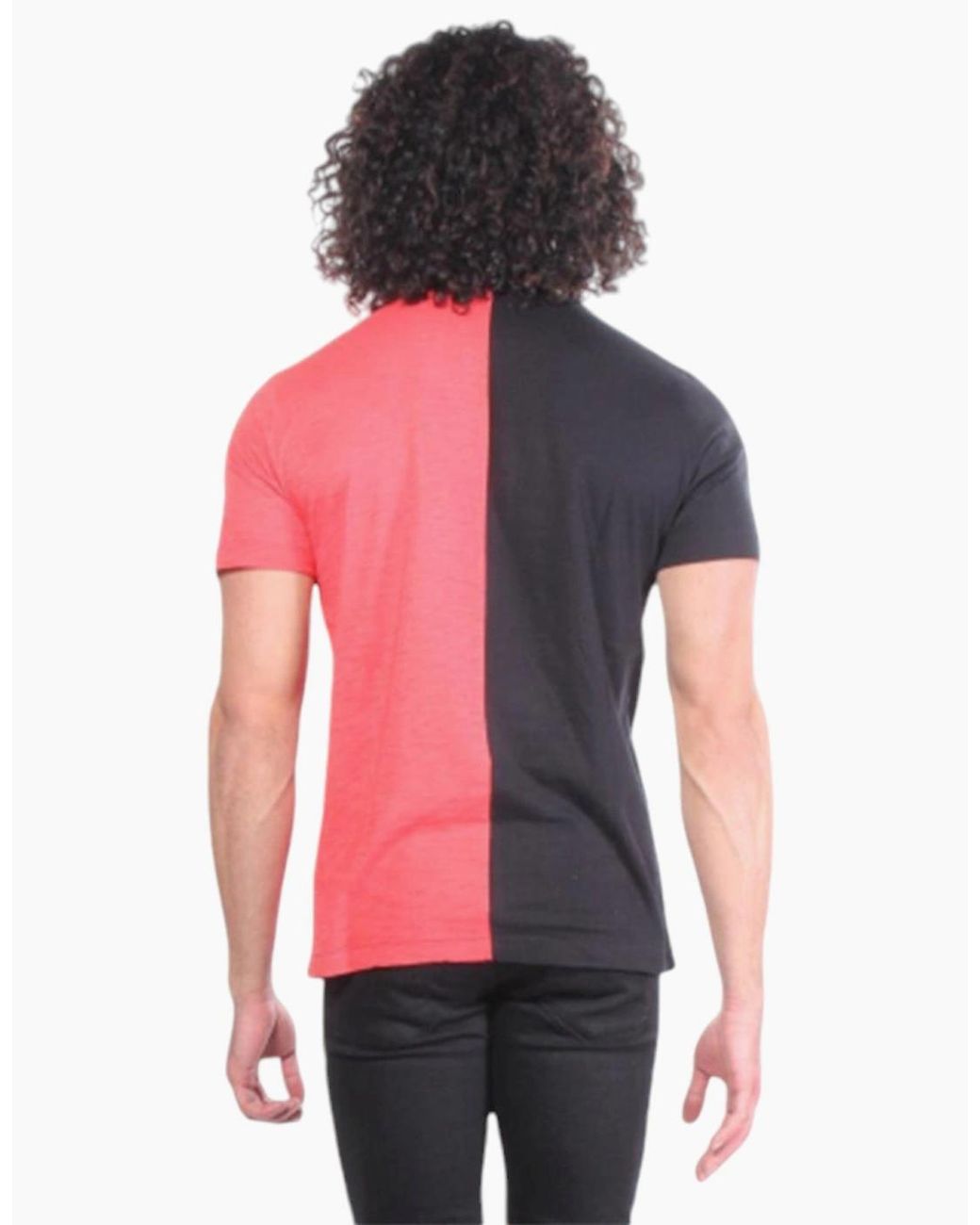 DIESEL Red T Joe Ng T Shirts Crew Neck Graphic Print Casual Cotton Summer Tee for men