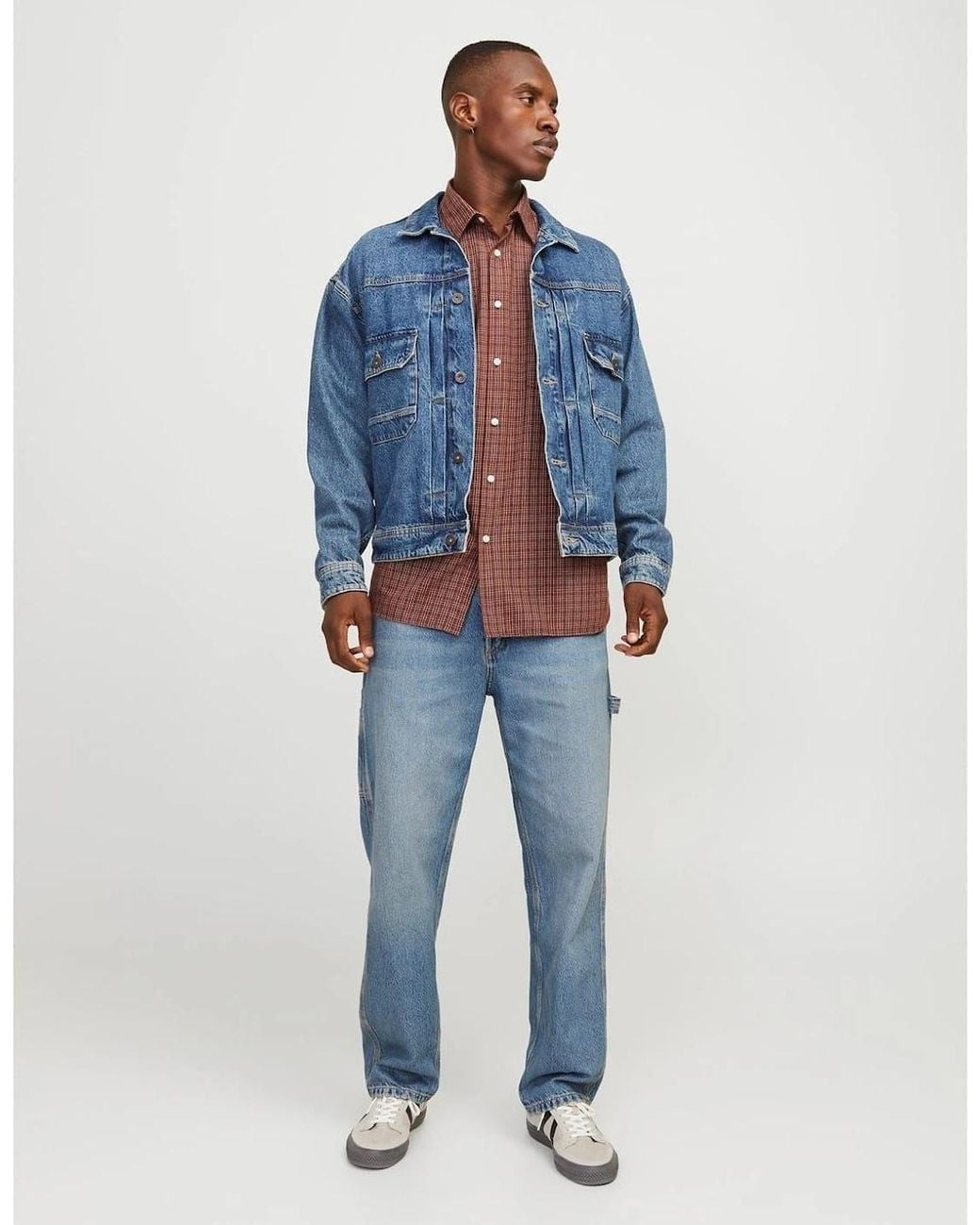 Jack & Jones Blue Eddie Carpenter Relaxed Fit Jeans for men