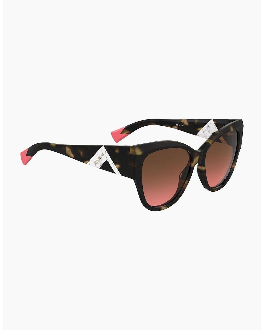 Missoni Brown Cat Eye Sunglasses