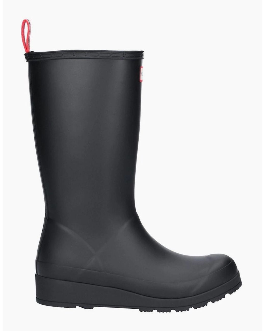 Hunter Black Original Play Tall Rubber Wellington Boots