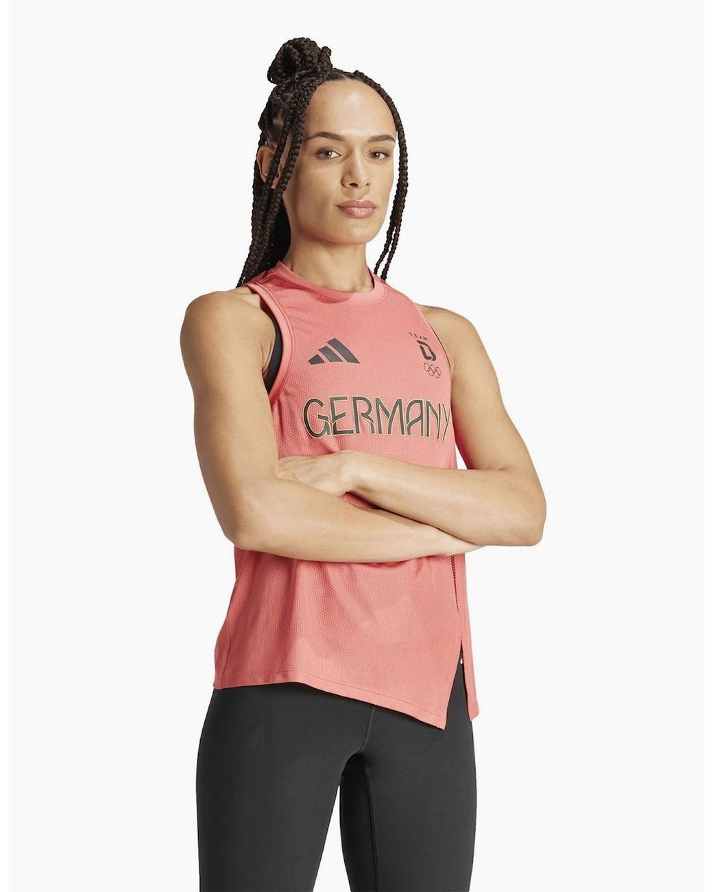 Adidas Pink Team D Tank