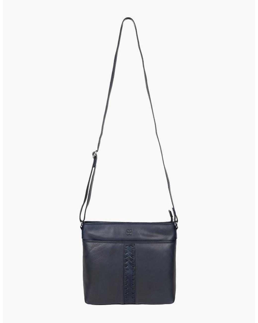 Lakeland Leather Blue Farlam Messenger Bag