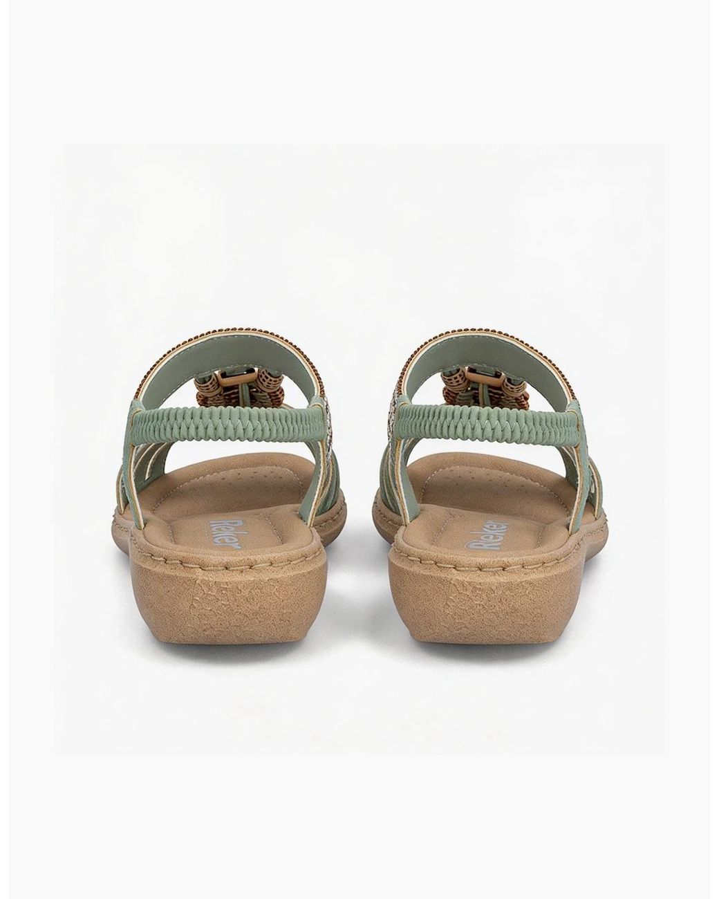 Rieker Metallic 61855 Slingback Sandals