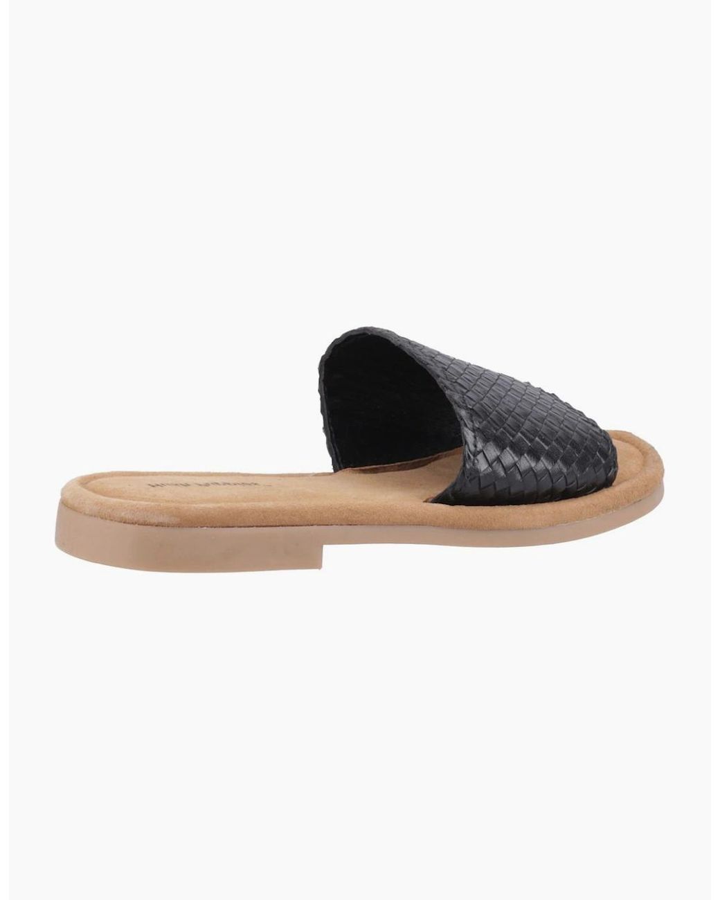 Hush Puppies Black Hetty Wide Fit Sandals