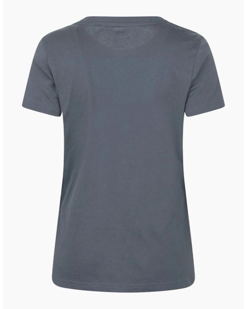 Mountain Warehouse Blue Ladies Oban Chest Print Relaxed Fit T-Shirt