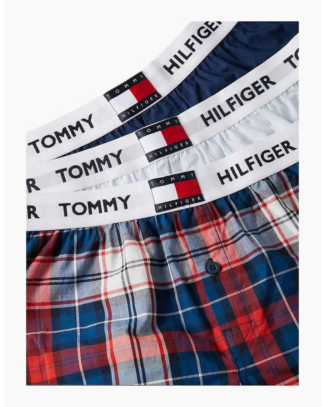 Tommy Hilfiger Blue Woven Boxer Boxer Shorts Multicoloured for men