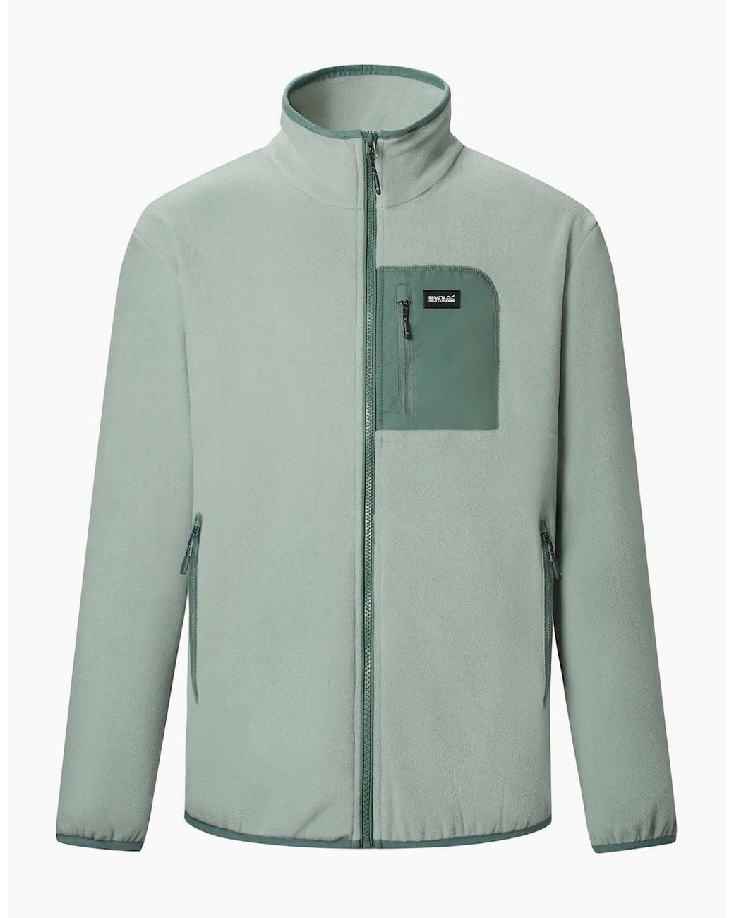 Regatta Green Frankie Full Zip Fleece Jacket for men