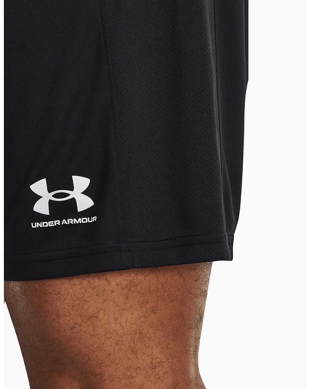 Under Armour Black Challenger Knitted Shorts for men