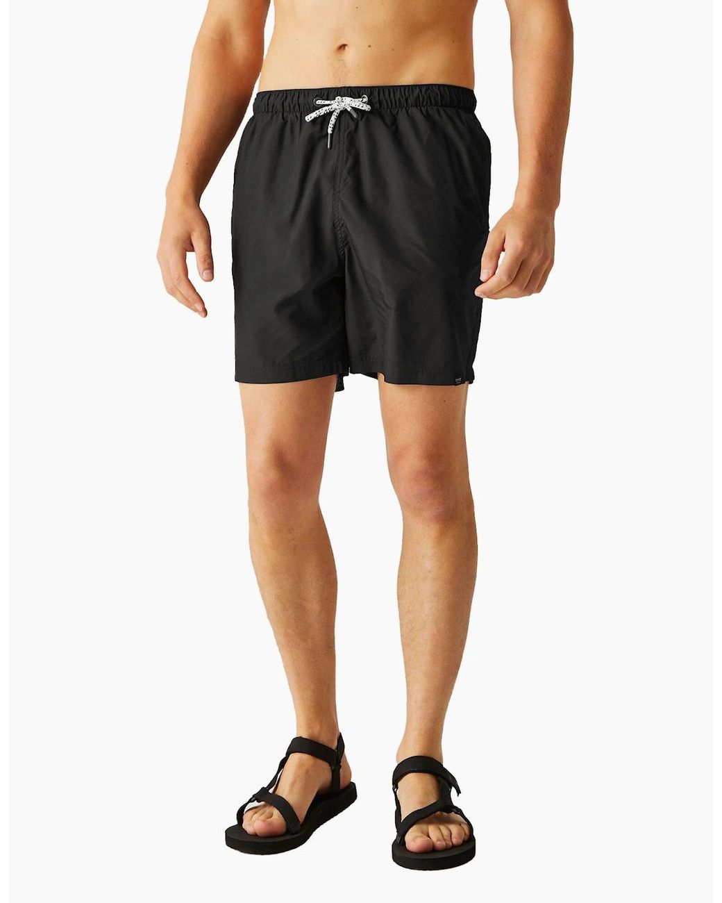 Regatta Black Mackleyna Swim Shorts for men