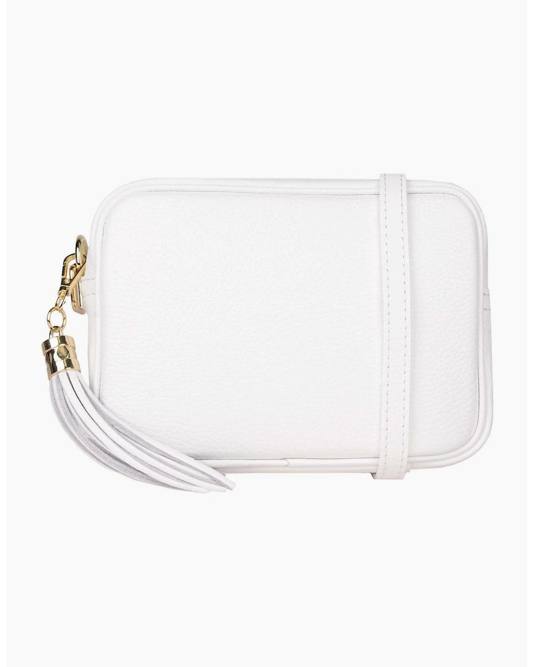 Elie Beaumont White Crossbody 2 Customisable Handbag