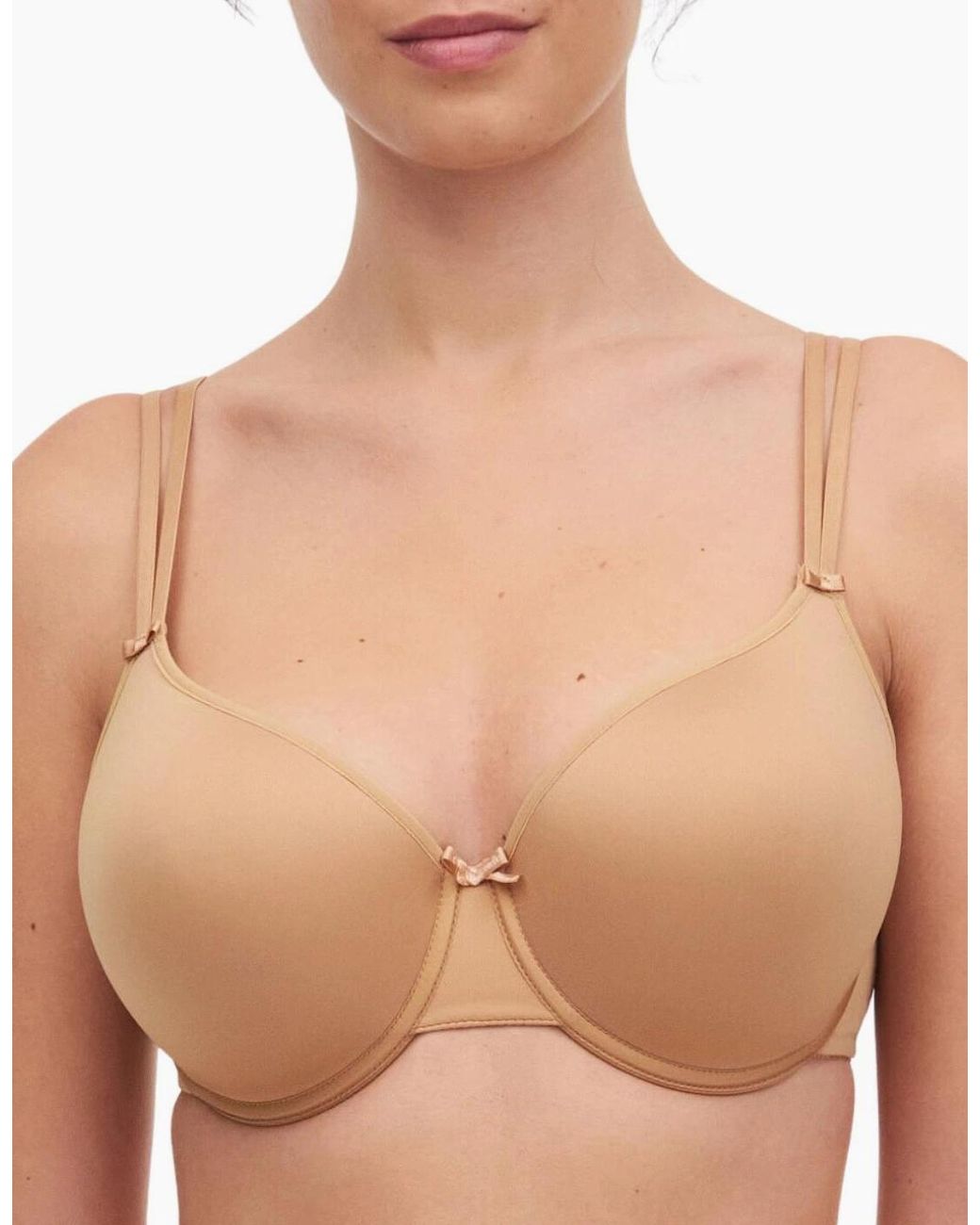 Chantelle Brown C12410 Basic Invisible T Shirt Bra