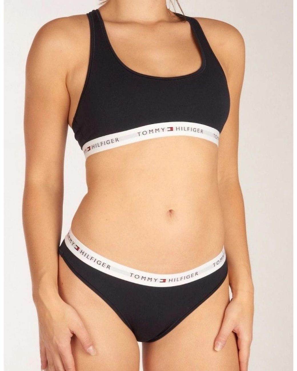 Tommy Hilfiger Blue Tommy Icons Thong