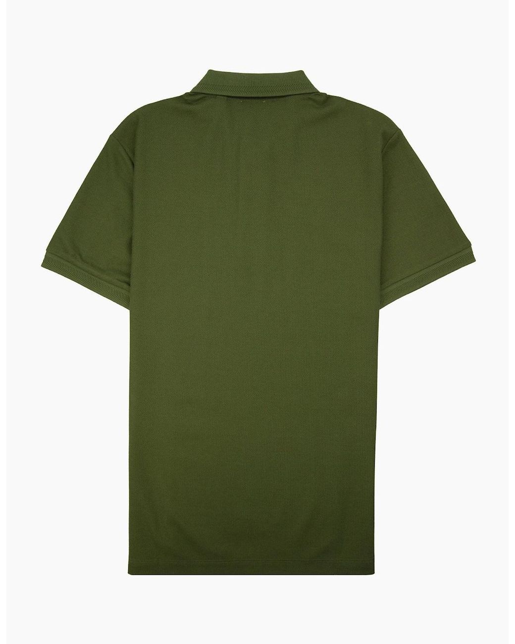 Burberry Green Ekd Cotton Polo Shirt for men