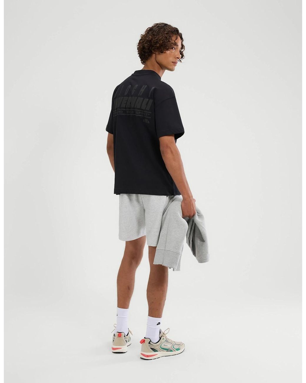 Ellesse Black Entriamo Tee for men