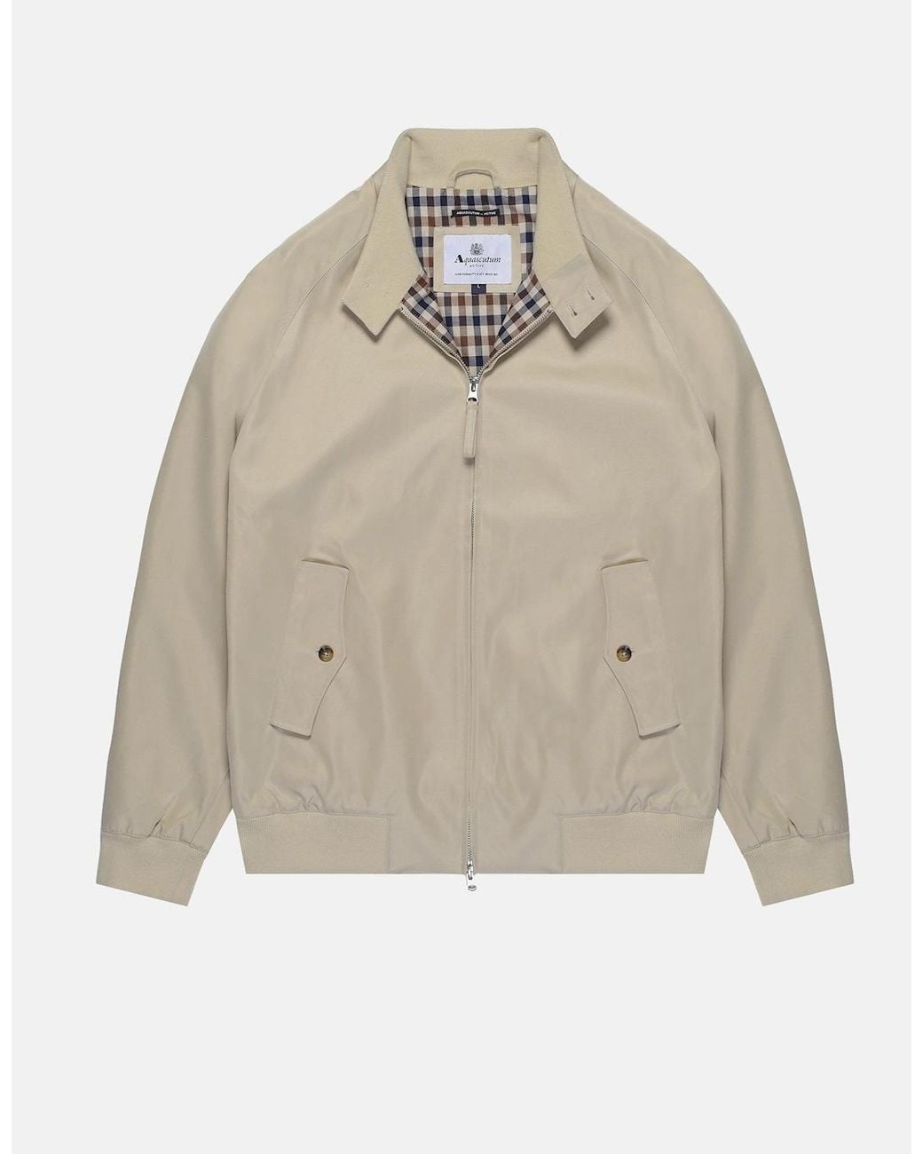 Aquascutum Natural Archival Harrington Jacket for men