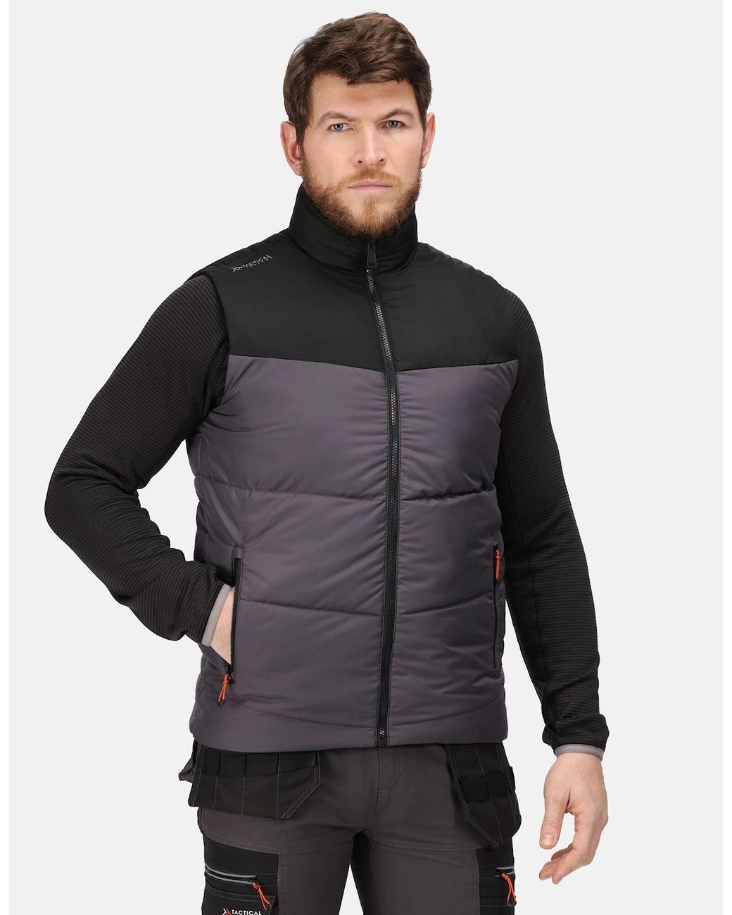 Regatta Black Professional Insulated Body Warmer for men