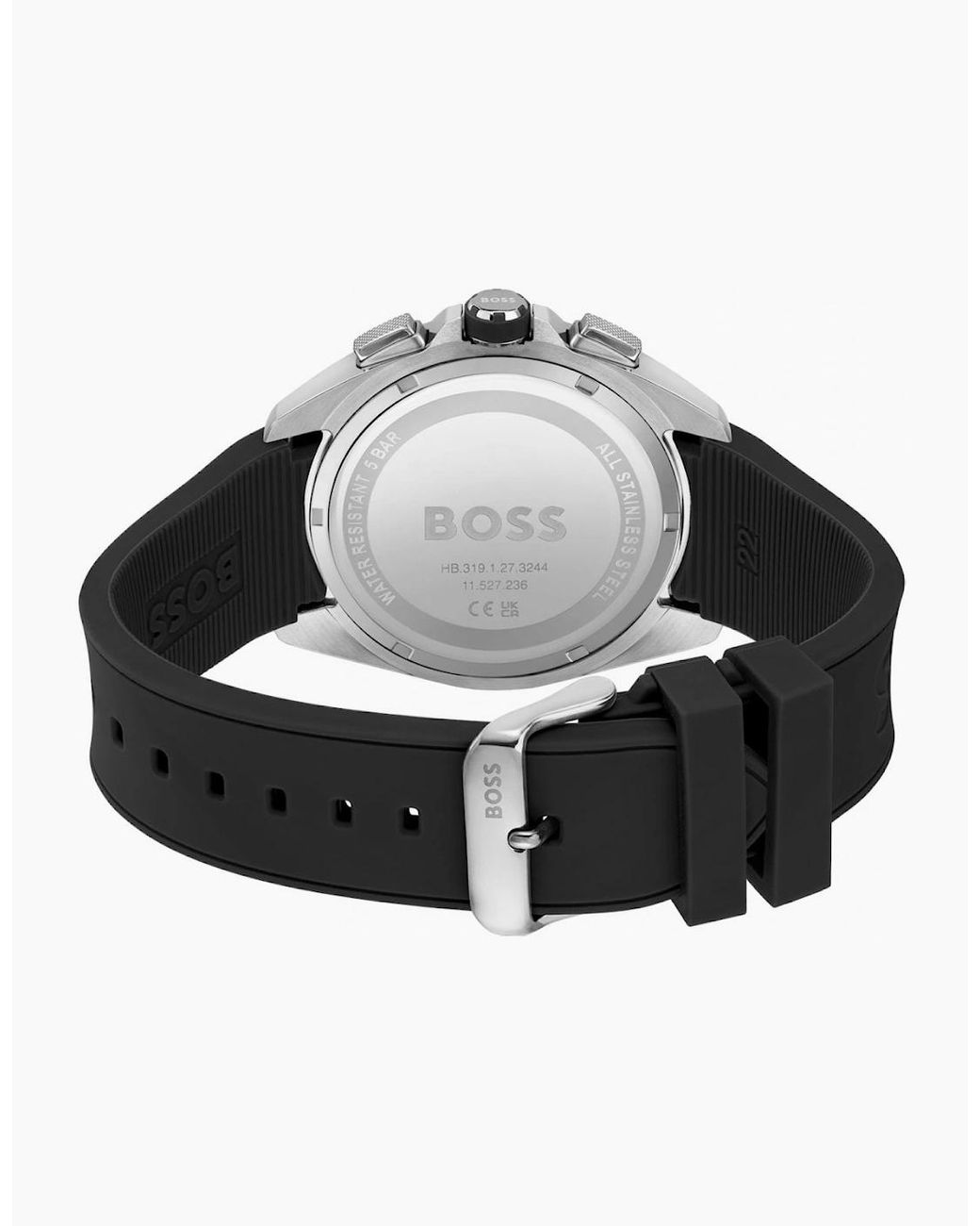 Boss Black Volane Rubber Strap Watch for men