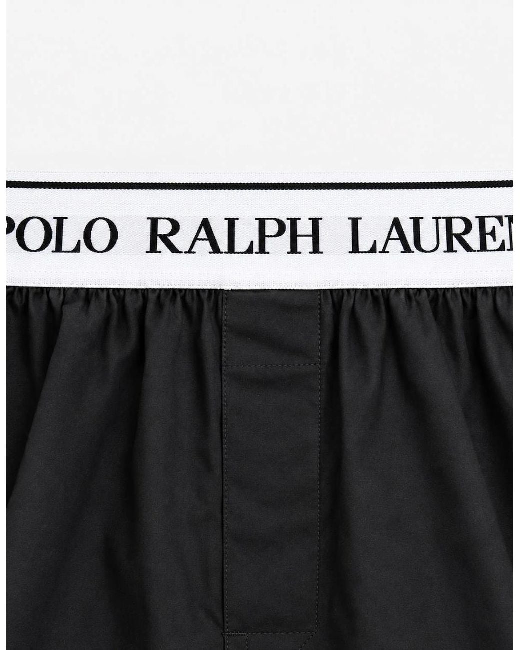 Polo Ralph Lauren Black Elastic Boxers Boxer Shorts Multicoloured for men