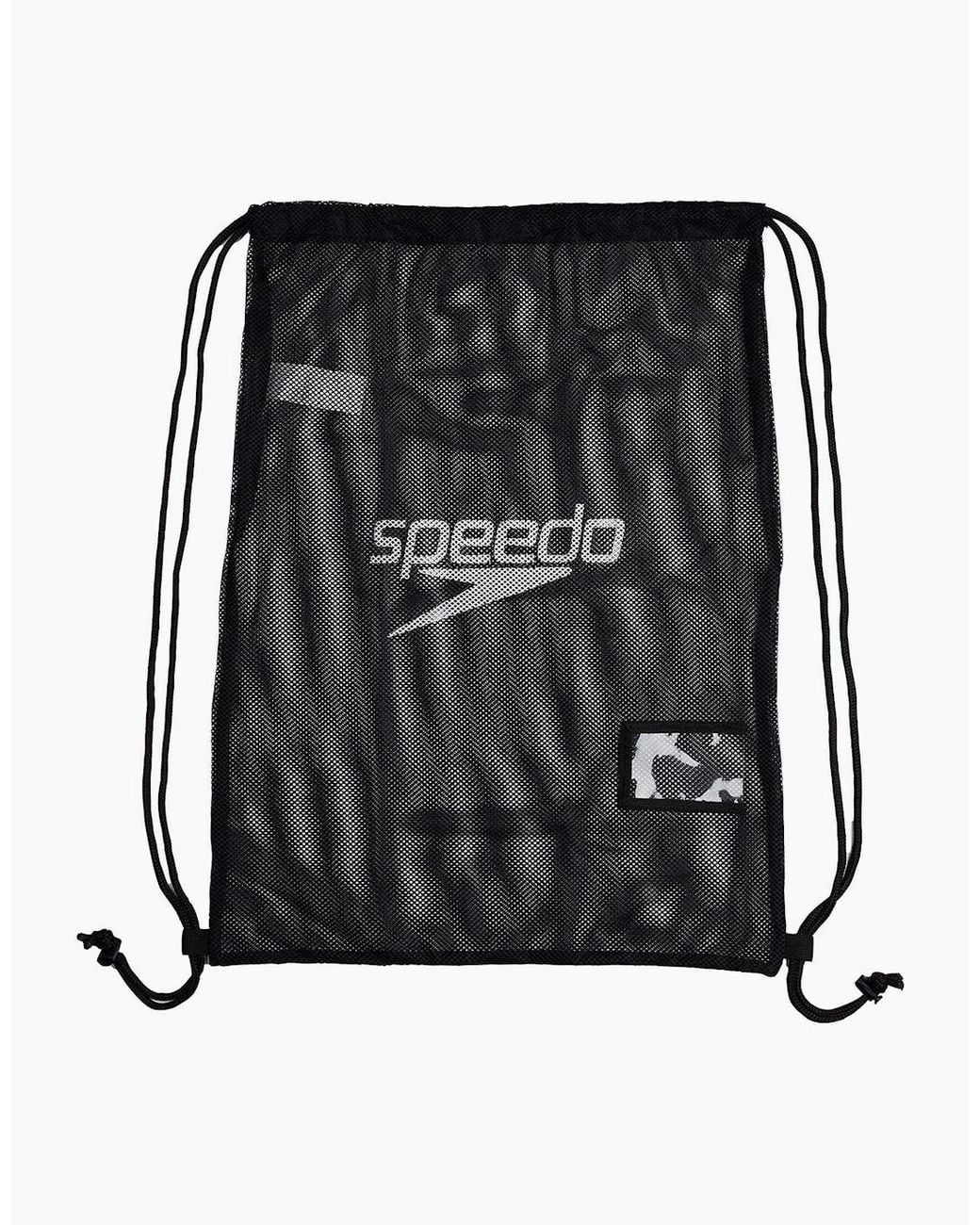 Speedo Black Mesh Kit Bag