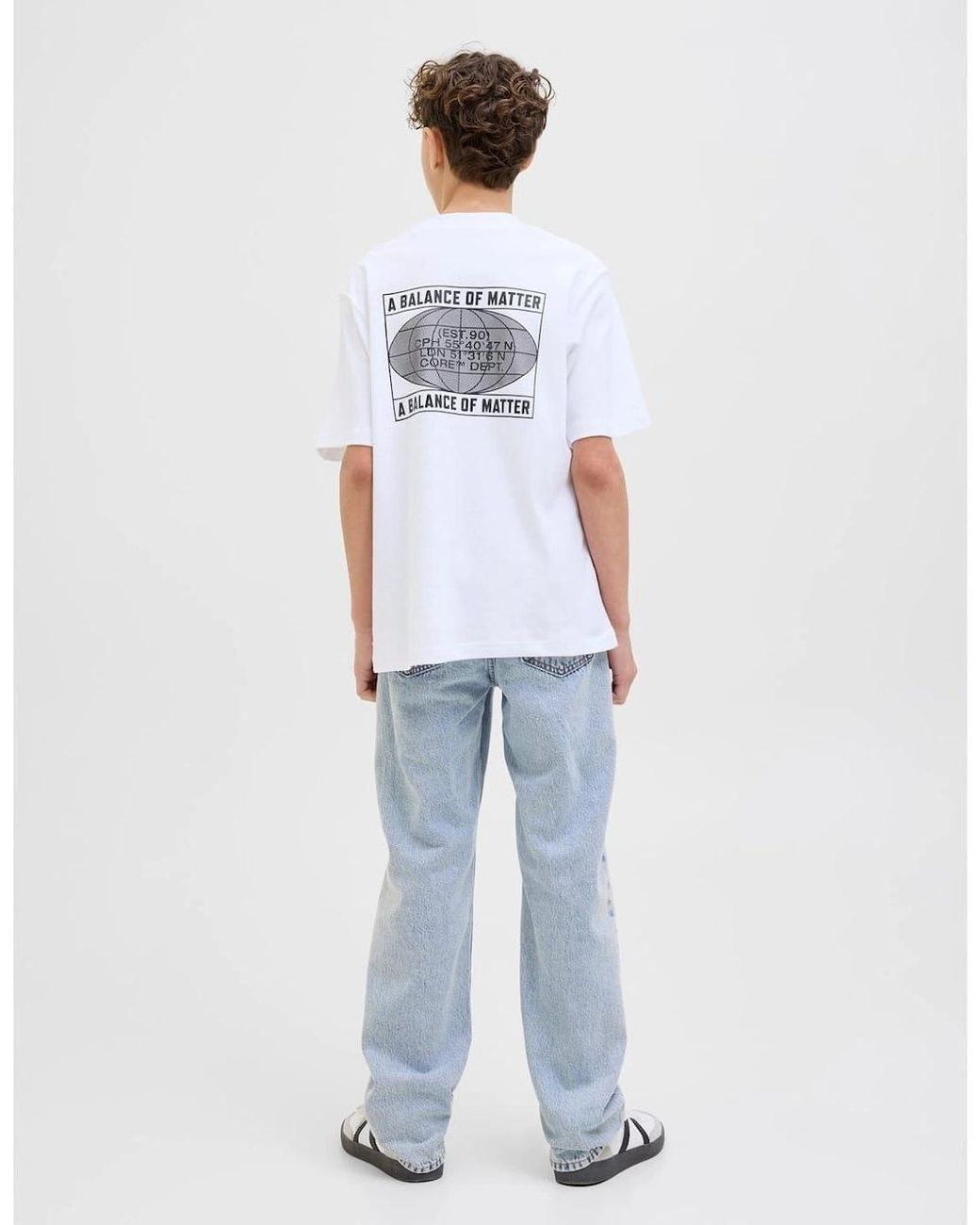 Jack & Jones Blue Chris Wide Leg Relaxed Fit Jeans