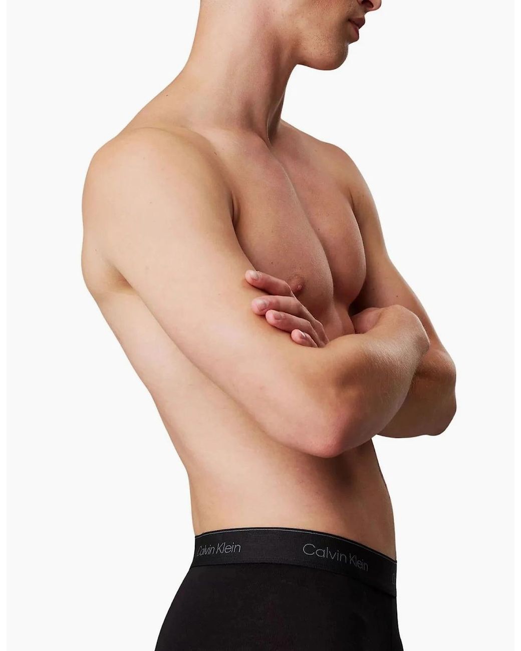Calvin Klein 3-Pack Icon Cotton Stretch Boxer Briefs, /Glacier/Bluebell for men