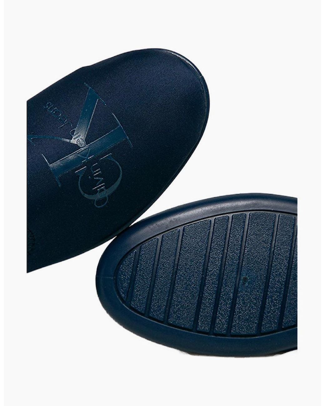 Calvin Klein Blue Slippers Flat Slip On Shoes
