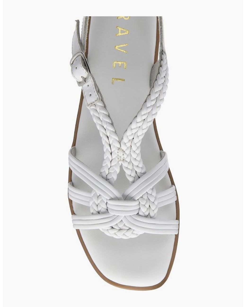 Ravel White Danby Sandals