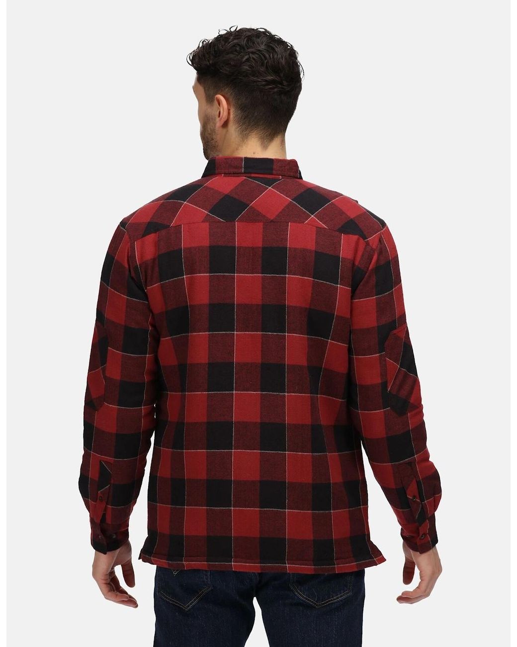 Regatta Red Professional Checked Padded Shirt for men