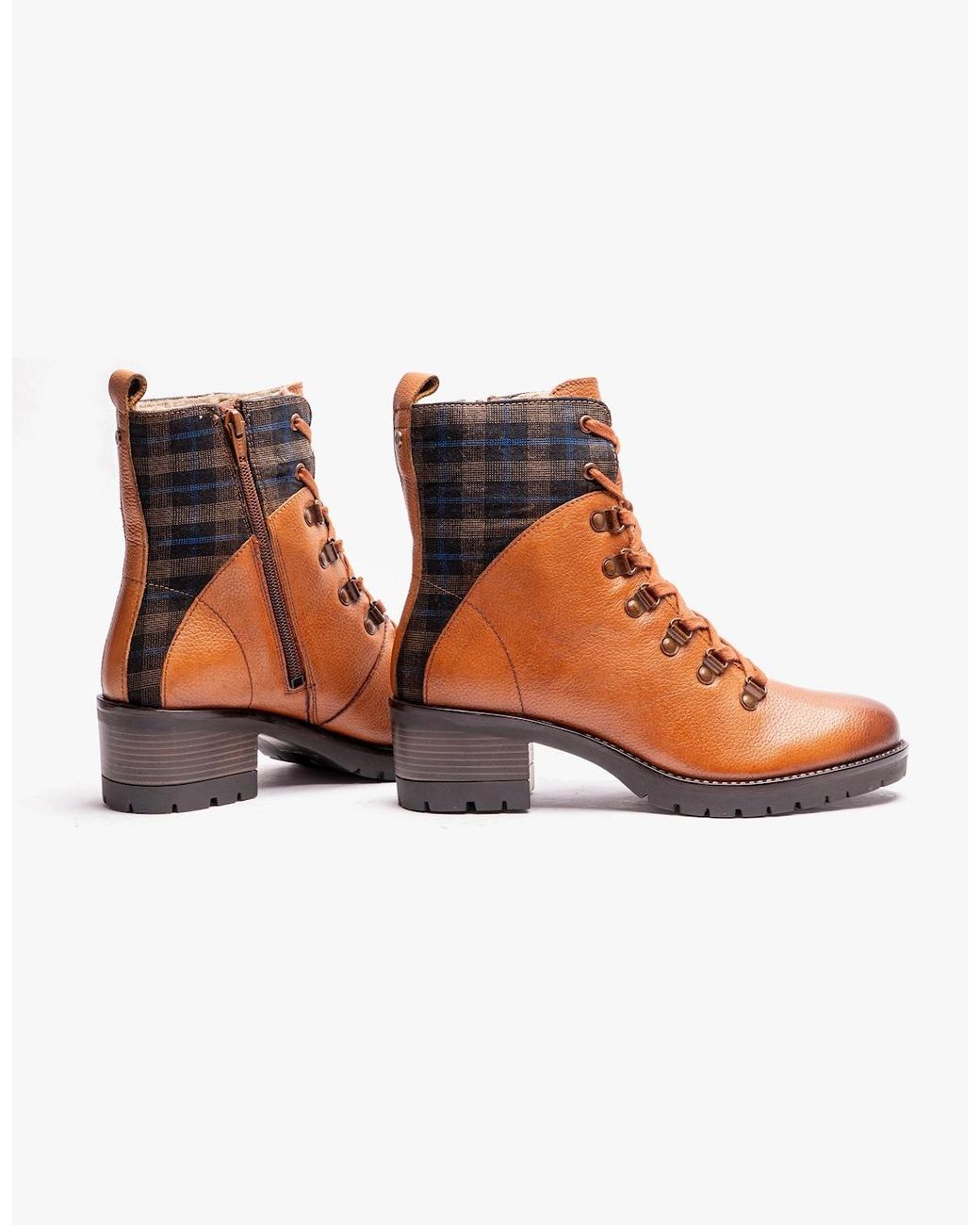 Lotus White Litchfield Ankle Boots Tan