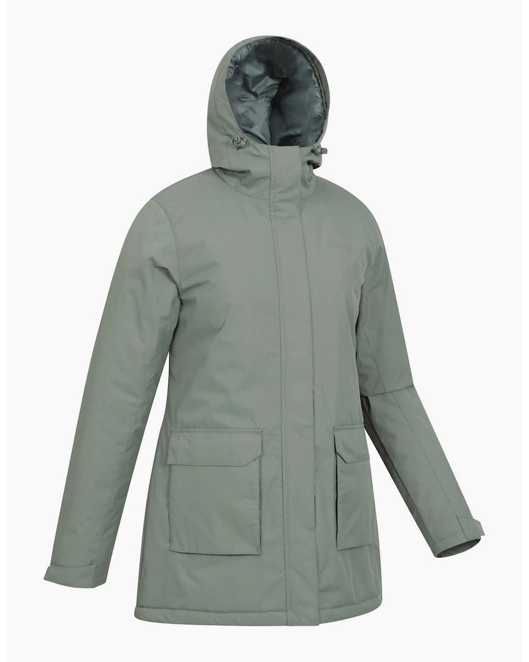 Mountain Warehouse Gray Ladies Ranger Water Resistant Padded Parka