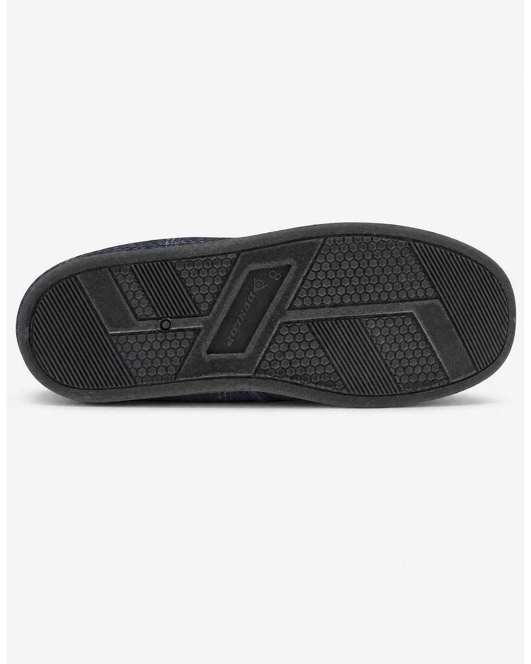 Dunlop Blue Owen Full Slippers Check for men