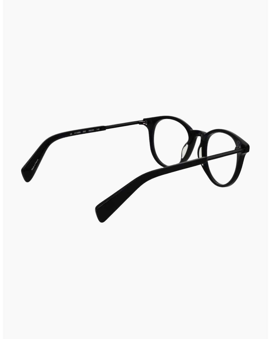 Yohji Yamamoto Black Optical Frame Yy1009 002 50 for men