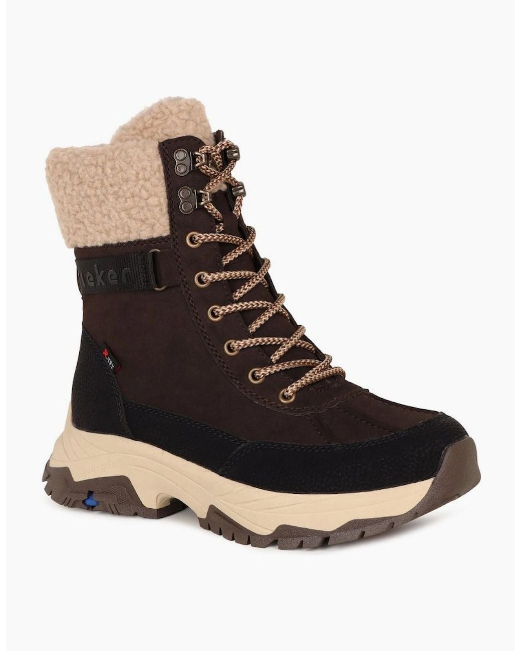 Rieker Black Zermatt Walking Boots