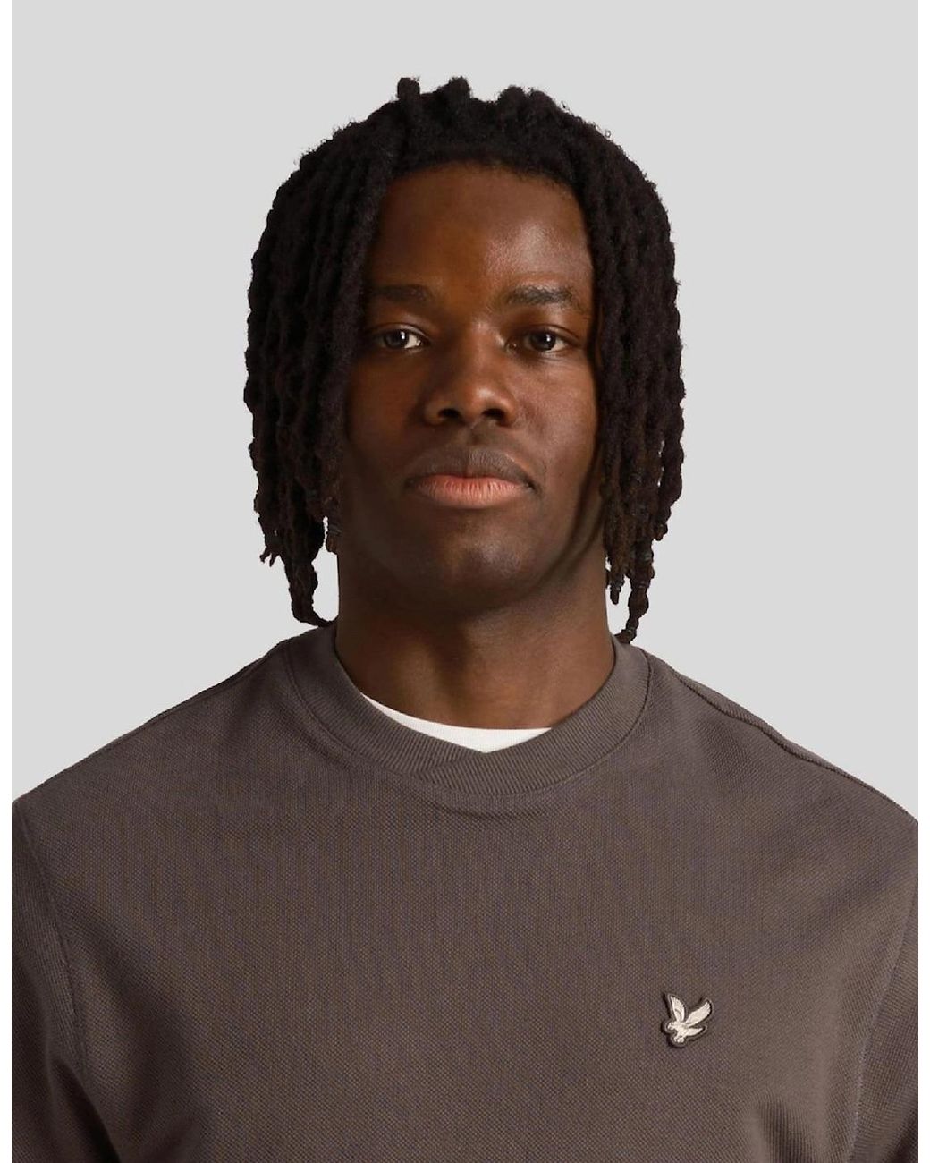 Lyle & Scott Brown Utility Sweatshirt for men