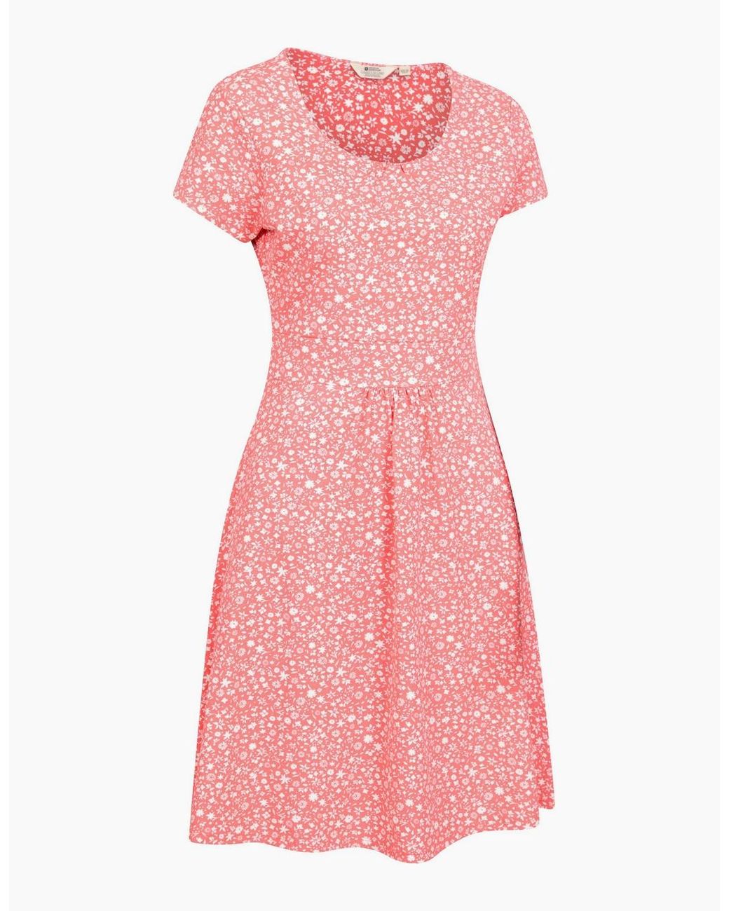 Mountain Warehouse Pink Ladies Orchid All-Over Print Uv Protection Dress