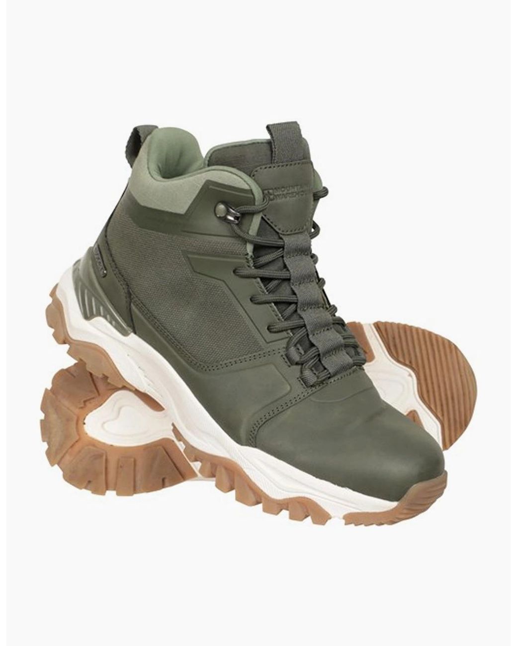 Mountain Warehouse Green Ladies Sierra Waterproof Walking Boots
