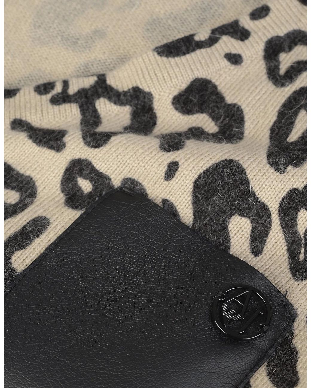 Armani Black V Neck Pullover