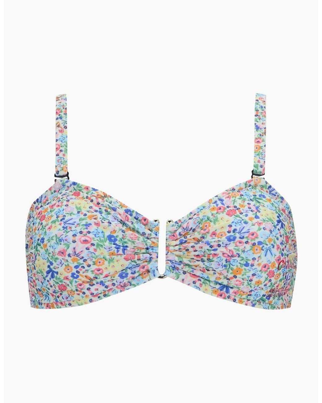 Regatta Blue Ladies Cath Kidston Harmony Ditsy Bikini Top