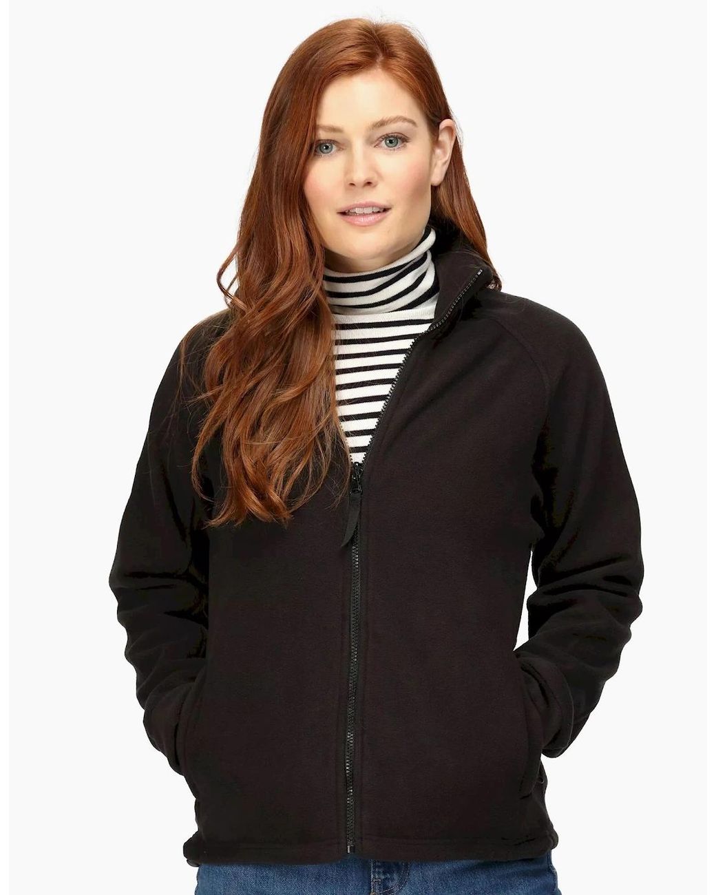 Regatta Blue Ladies/ Thor Iii Fleece Jacket (280G Gsm)