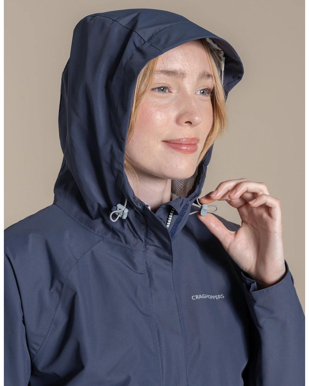 Craghoppers Red Ladies Ossus Waterproof Jacket