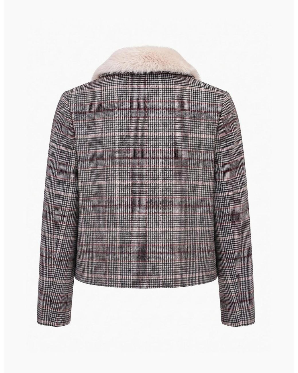 Nooki Design Green Gisele Wool Check Coat