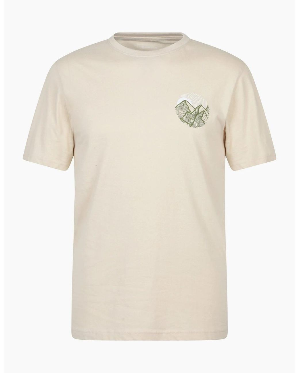 Mountain Warehouse Yellow Valley Organic T-Shirt for men