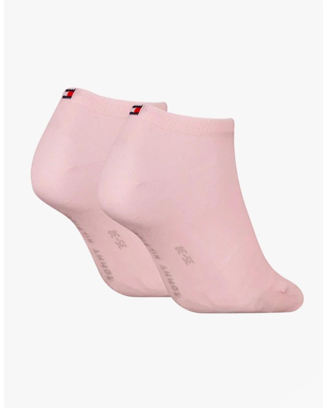 Tommy Hilfiger Pink 2 Pack Trainer Ankle Socks
