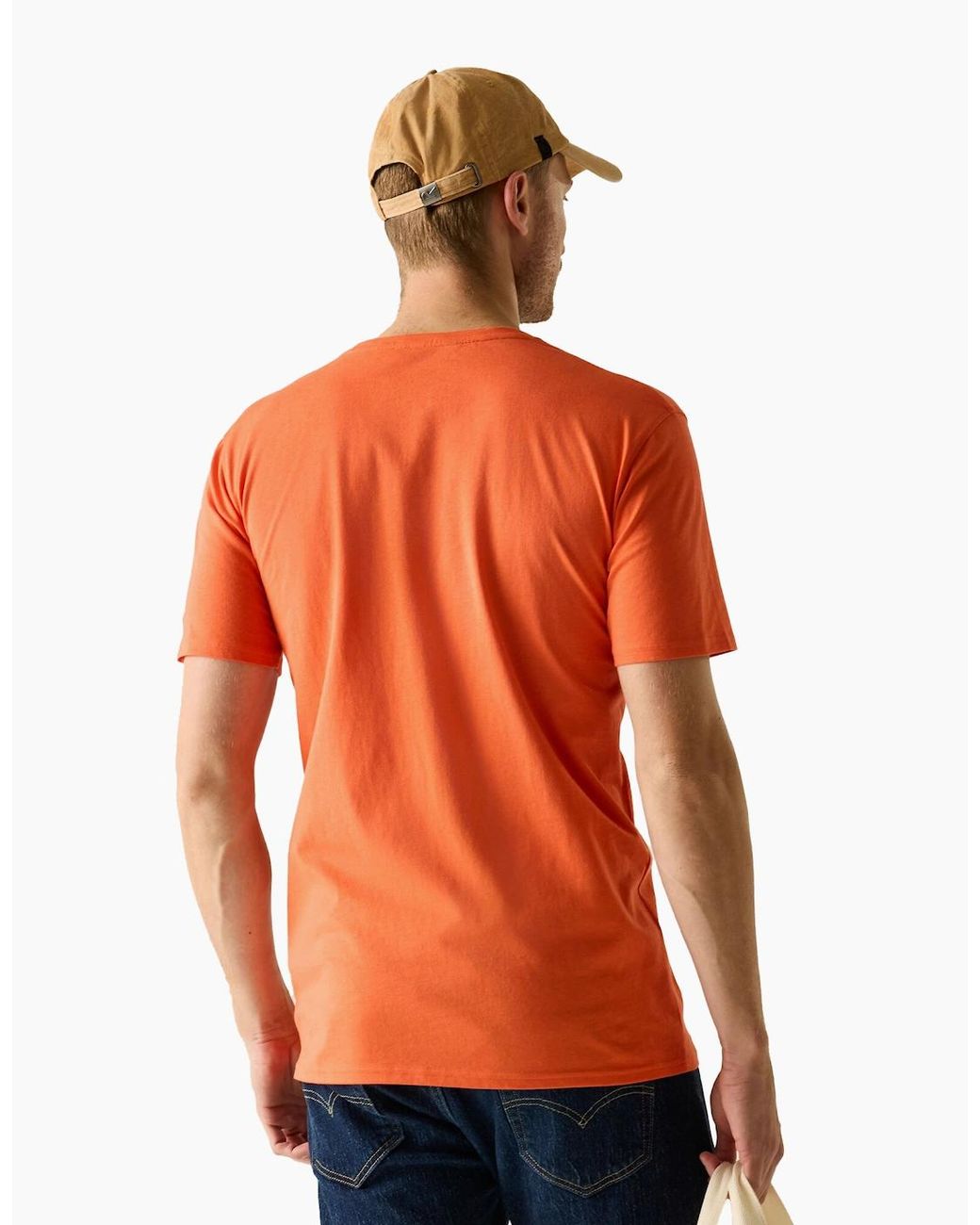 Regatta Orange Cline Ix Beach T-Shirt for men