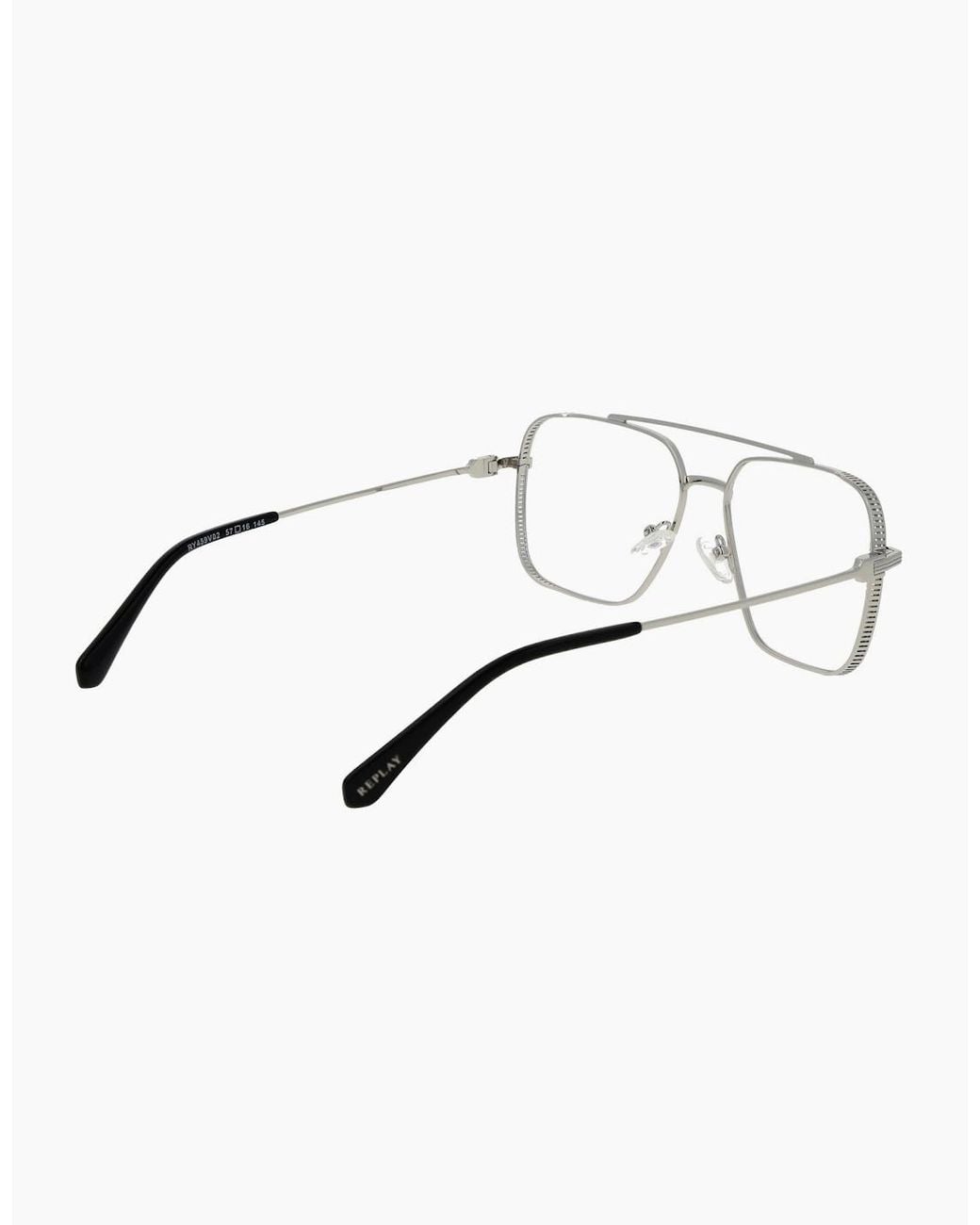 Replay Black Optical Frame Ry459V 02 57 for men