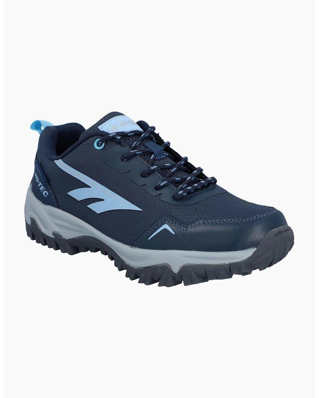 Hi-tec Blue Jaguar Waterproof Trail Shoes/Moonstone
