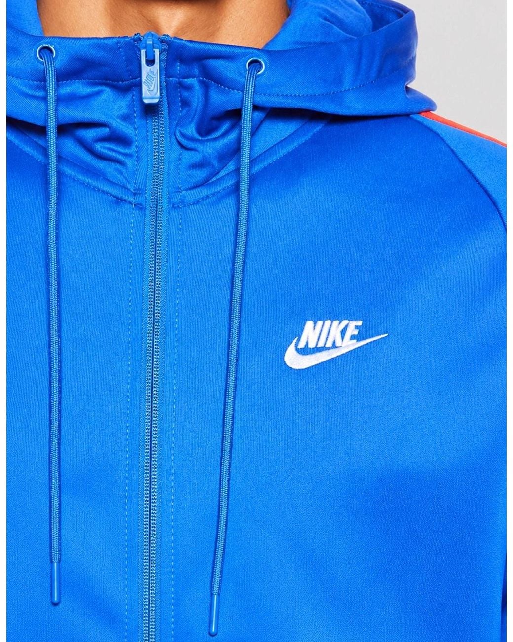 Nike Blue Tribute Poly Full Tracksuit Set