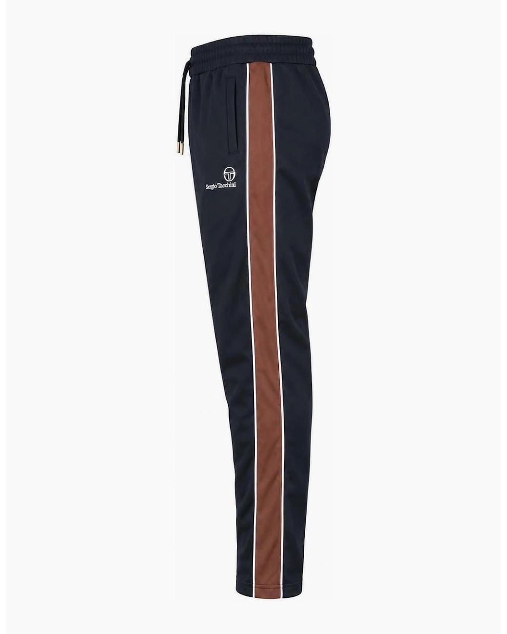 Sergio Tacchini Blue Spiga Track Pant Joggers/Potting Soil/Gardenia for men