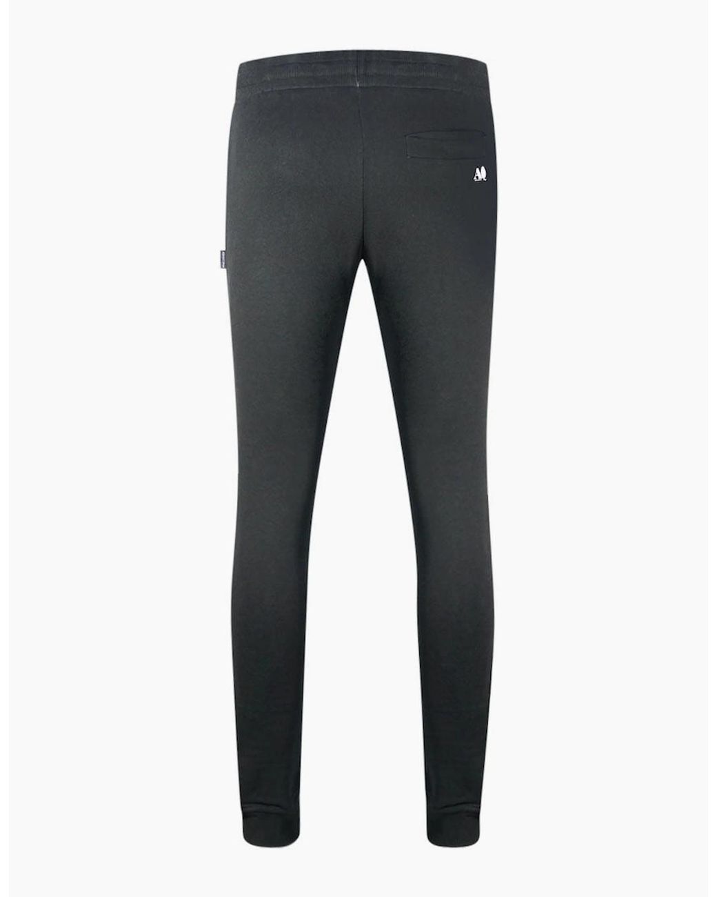 Aquascutum Black Logo Sweat Pants for men